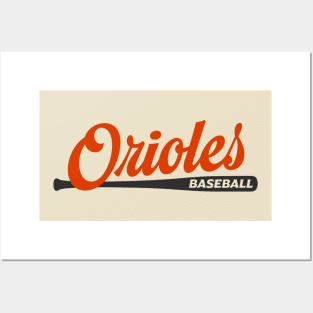 Orioles Baseball Bat Posters and Art